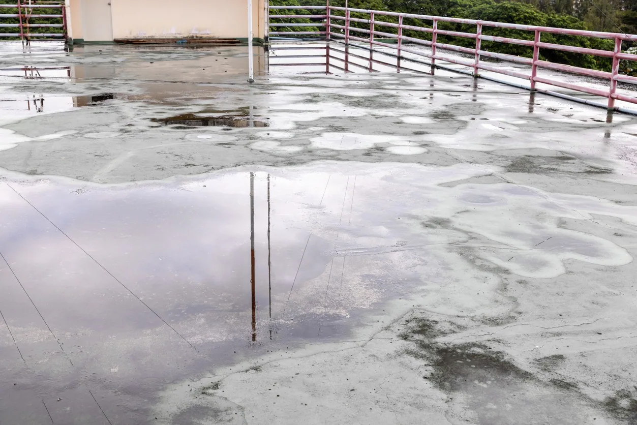 Commercial Ponding-Water Roof Repair in Antioch, CA Commercial Ponding-Water Roof Repair in Antioch, CA