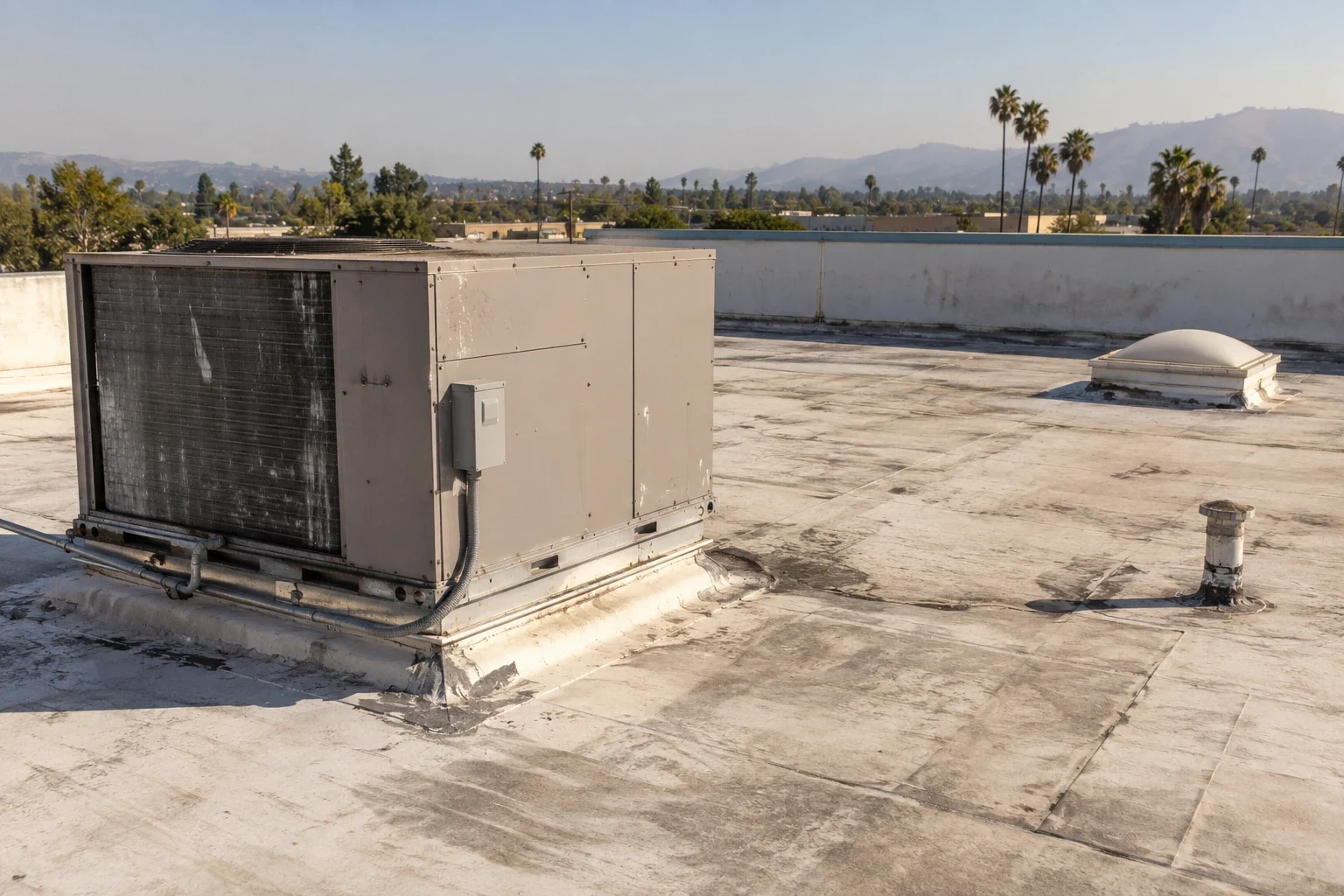 Hands-On Commercial Roof Inspection in Antioch, CA Hands-On Commercial Roof Inspection in Antioch, CA